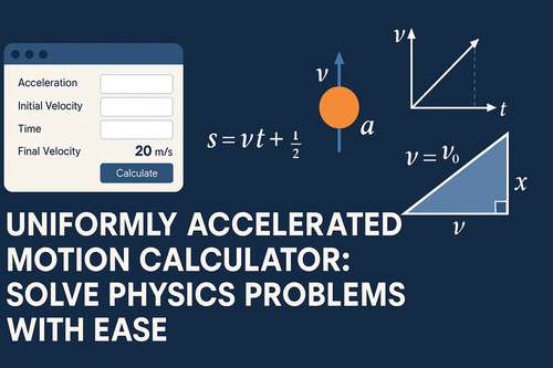 Uniformly Accelerated Motion Calculator