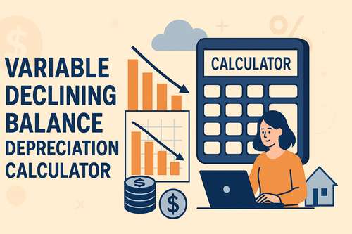 Variable Declining Balance Depreciation Calculator