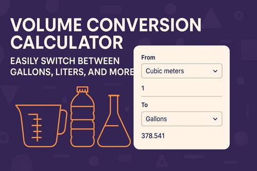 Volume Conversion Calculator