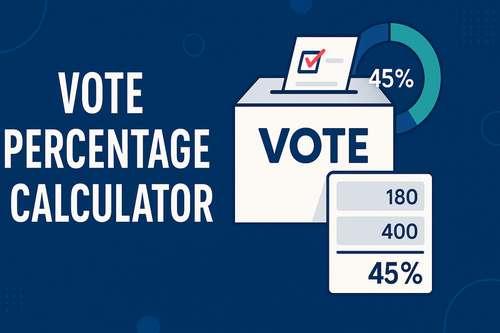 Vote Percentage Calculator