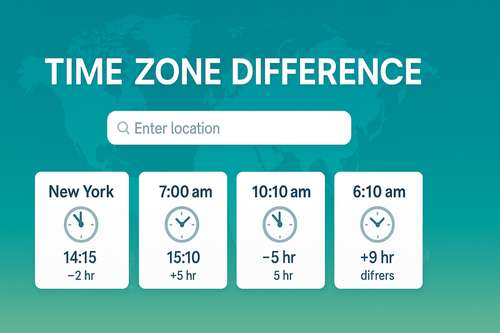 Time Zone Difference