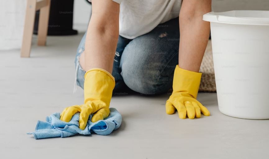 Cleaning, Floor Cleaning, Housekeeping, Chores, Bucket, Wiping, Spring Cleaning, Household Chores, Home Organization, Home, Indoors, Glove, Child, Male, Boy